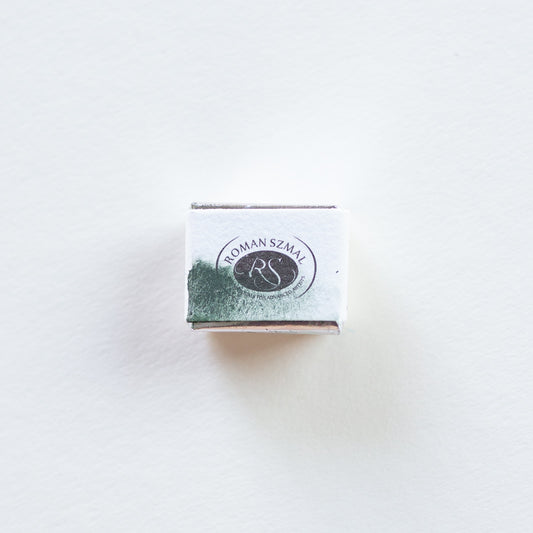 Roman Szmal Aquarius Watercolour 270 Half pan Chromium Green Oxide Dark 2