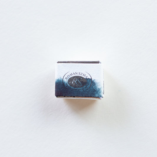 Roman Szmal Aquarius Watercolour 272 Half pan Indigo Greenish 2