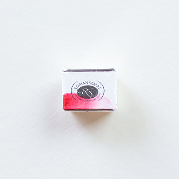 Roman Szmal Aquarius Watercolour 329 Half pan Cherry Quinacridone Red 3