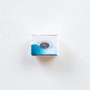 Roman Szmal Aquarius Watercolour 338 Half pan Phthalo Turquoise 3