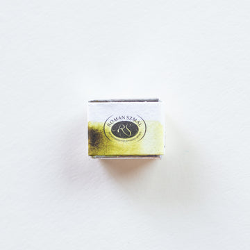 Roman Szmal Aquarius Watercolour 345 Half pan Olive Green Light 3