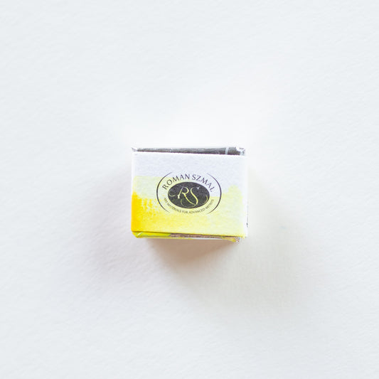 Roman Szmal Aquarius Watercolour 362 Half pan Quinophthalone Yellow 3
