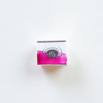 Roman Szmal Aquarius Watercolour 416 Half pan Quinacridone Magenta Intense 4
