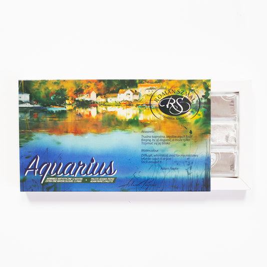 Roman Szmal Aquarius Watercolour set 12 pans Adam Papke