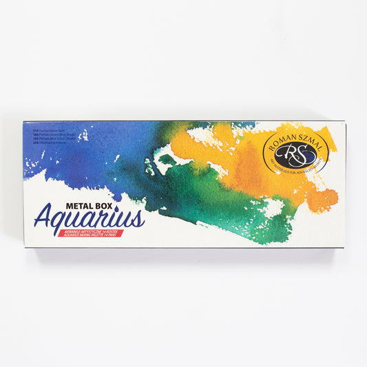 Roman Szmal Aquarius Watercolour set 14 pans Mixing Palette