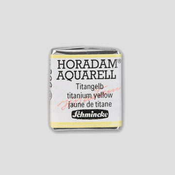 Schmincke Horadam Aquarelverf 206 Titanium Yellow half pan 3