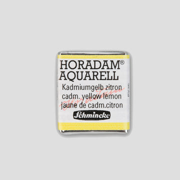 Schmincke Horadam Aquarelverf 223 Cadmium Yellow Lemon half pan 3