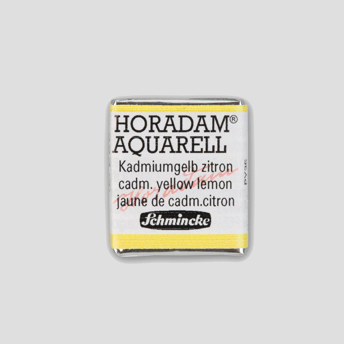 Schmincke Horadam® Half pan 223 Cadmium yellow lemon 3