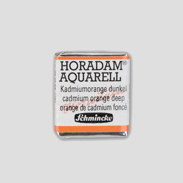 Schmincke Horadam Aquarelverf 228 Cadmium Orange Deep half pan 3