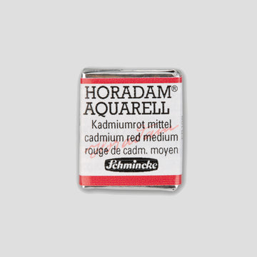 Schmincke Horadam Aquarelverf 347 Cadmium Red Middle half pan 3