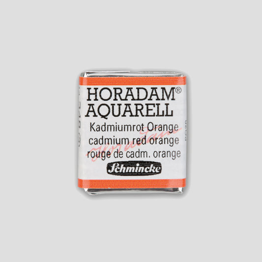 Schmincke Horadam® Half pan 348 Cadmium red orange 3