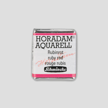 Schmincke Horadam Aquarelverf 351 Ruby Red half pan 3