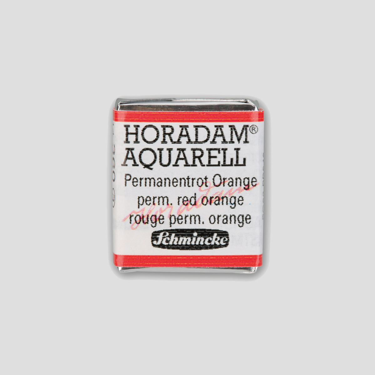 Schmincke Horadam® Half pan 360 Permanent red orange 3