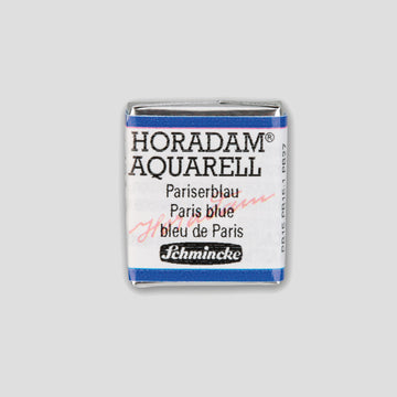 Schmincke Horadam Aquarelverf 491 Paris Blue half pan 2