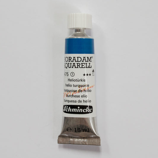 Schmincke Horadam Aquarelverf 475 Helio Turquoise 15ml 1