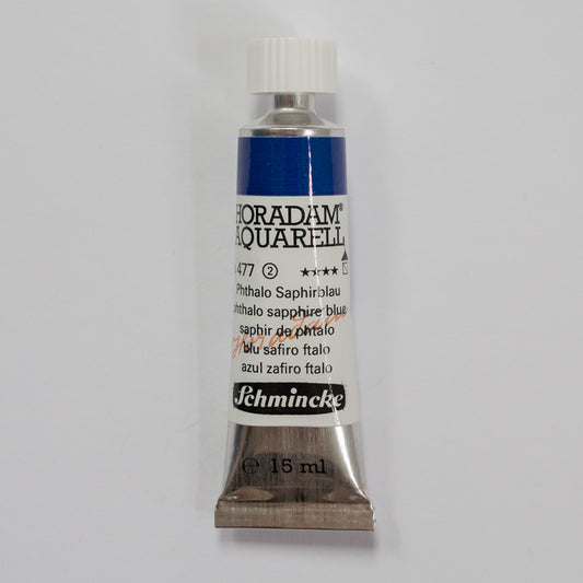 Schmincke Horadam Aquarelverf 477 Phthalo Sapphire Blue 15ml 2