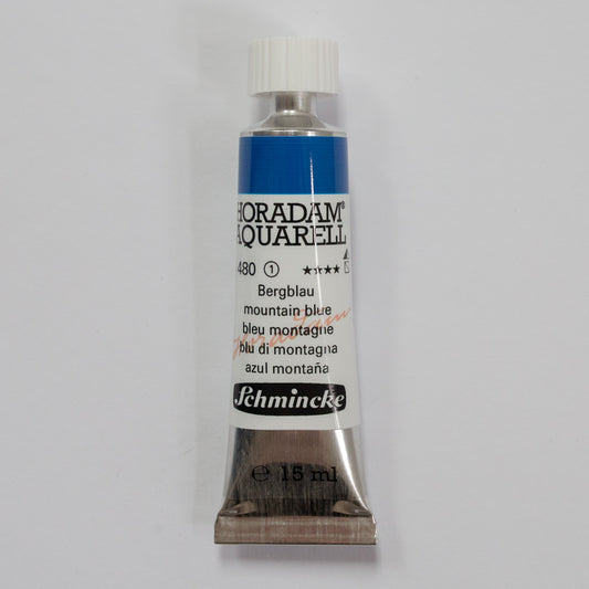 Schmincke Horadam Aquarelverf 480 Mountain Blue 15ml 1