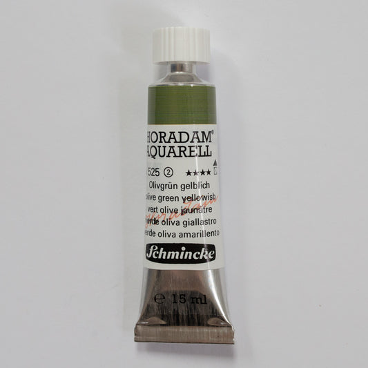 Schmincke Horadam Aquarelverf 525 Olive Green Yellowish 15ml 2