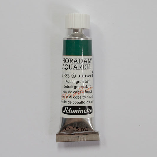 Schmincke Horadam Aquarelverf 533 Cobalt Green Dark 15ml 4