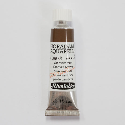 Schmincke Horadam Aquarelverf 669 Vandyke Brown 15ml 1