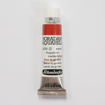 Schmincke Horadam Aquarelverf 670 Madder Brown 15ml 2