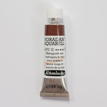 Schmincke Horadam Aquarelverf 672 Mahogany Brown 15ml 2