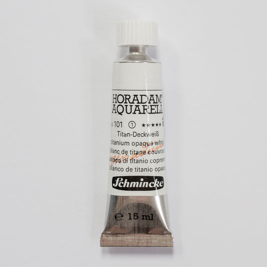 Schmincke Horadam Aquarelverf 101 Titanium Opaque White 15ml 1