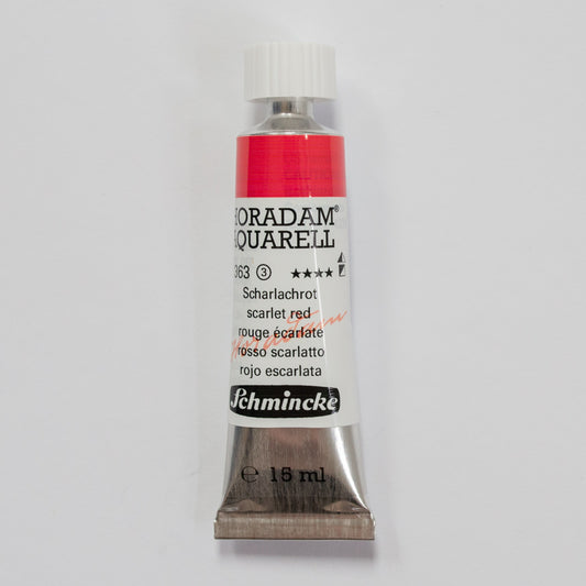 Schmincke Horadam Aquarelverf 363 Scarlet Red 15ml 3