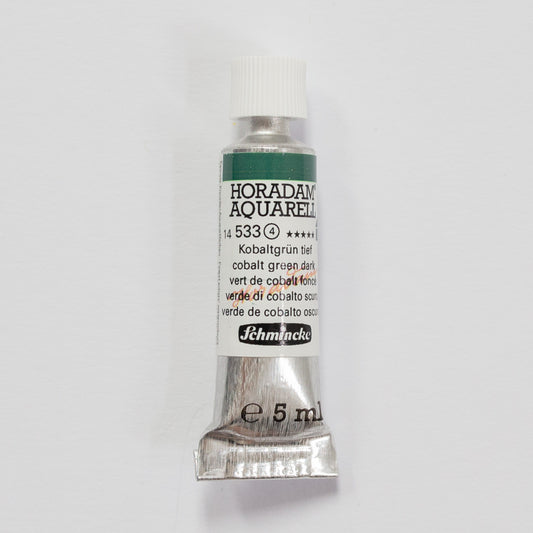 Schmincke Horadam Aquarelverf 533 Cobalt Green Dark 5ml 4