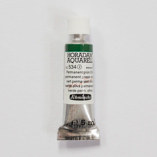 Schmincke Horadam Aquarelverf 534 Permanent Green Olive 5ml 2