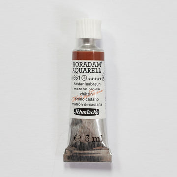 Schmincke Horadam Aquarelverf 651 Maroon Brown 5ml 2