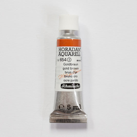 Schmincke Horadam Aquarelverf 654 Gold Brown 5ml 2