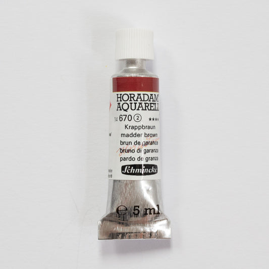 Schmincke Horadam Aquarelverf 670 Madder Brown 5ml 2