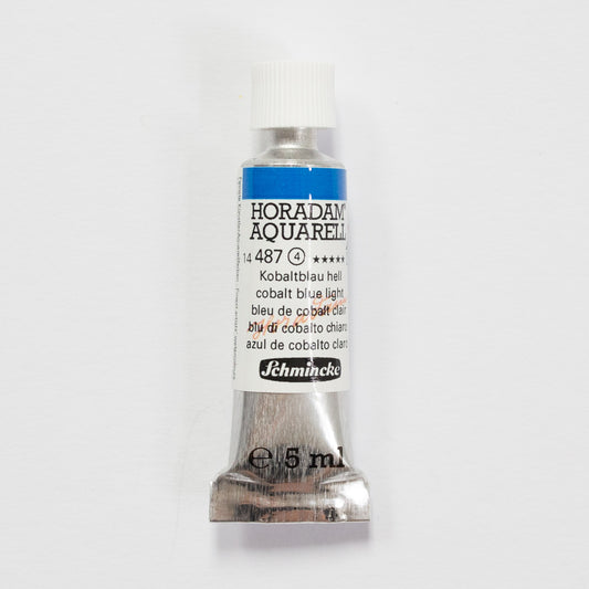 Schmincke Horadam Aquarelverf 487 Cobalt Blue Light 5ml 4