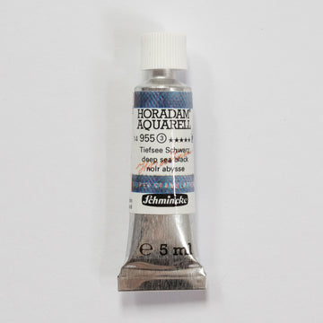 Schmincke Horadam Aquarelverf 955 Deep Sea Black 5ml 3