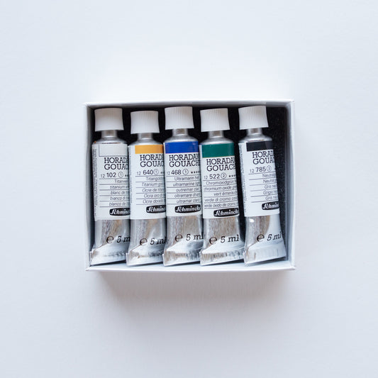 Schmincke Horadam Gouache set 5x5ml Mountain top