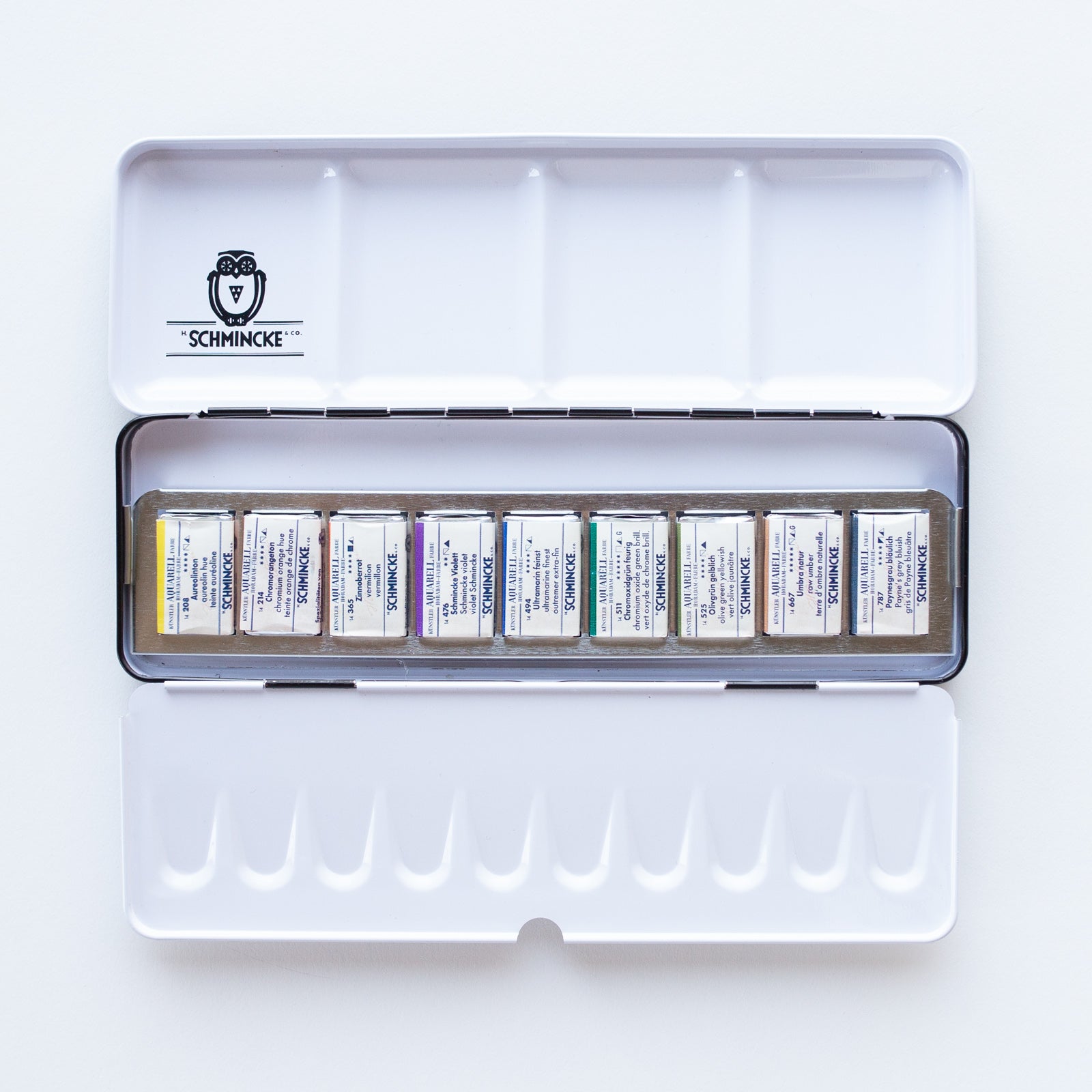 Schmincke Horadam Set Retro 9x full pans Technical colours – Splendith