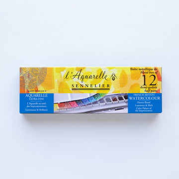 Sennelier l’Aquarelle Set 12 Half Pans