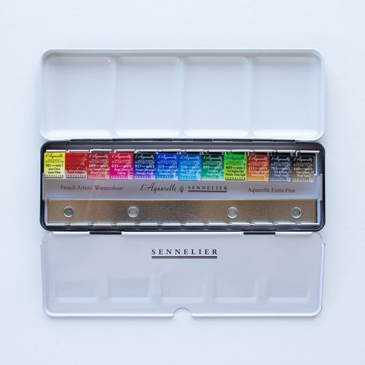 Sennelier l’Aquarelle Set 12 Half Pans