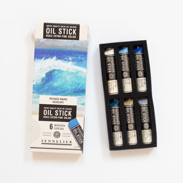 Sennelier Oil stick set 6 mini Seascape