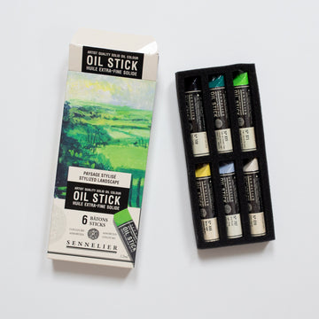 Sennelier Oil stick set 6 mini Stylized Landscape