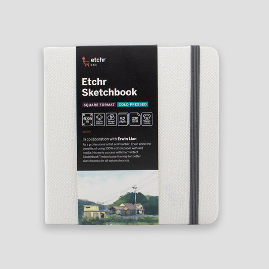 Etchr Sketchbook Square 6" Cold Pressed 230g
