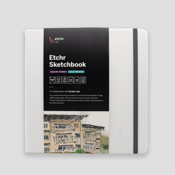 Etchr Sketchbook Square 8" Cold Pressed 230g