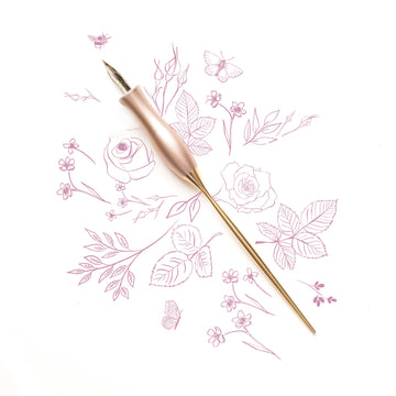 Tom's Studio Bloom Calligraphy Pen Straight Peony