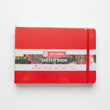 Talens Schetsboek Rood 14.8x21 cm 140g