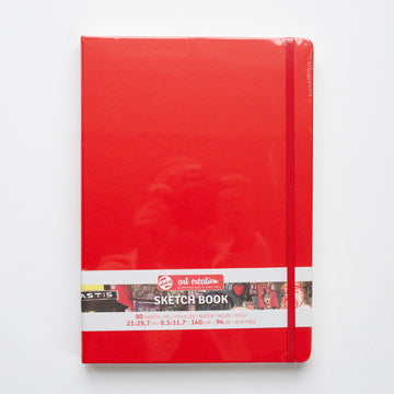 Talens Schetsboek Rood 21x29.7 cm 140g