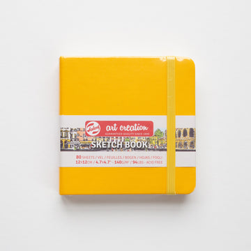 Talens Schetsboek Goudgeel 12x12 cm 140g