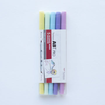Tombow ABT Pro Alcohol Markers 5 stuks Pastel Colours