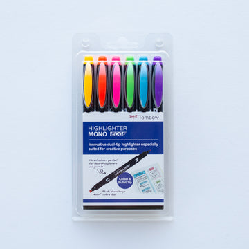 Tombow Highlighter Mono Edge Set van 6