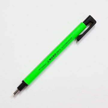 Tombow MONO Zero round tip neon green